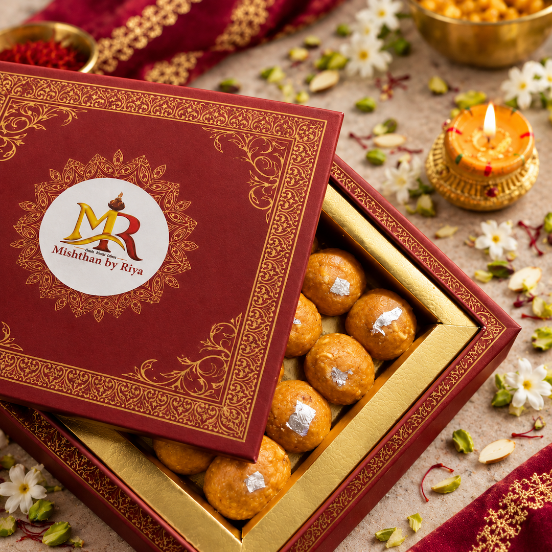 Desi Ghee Besan Laddoo